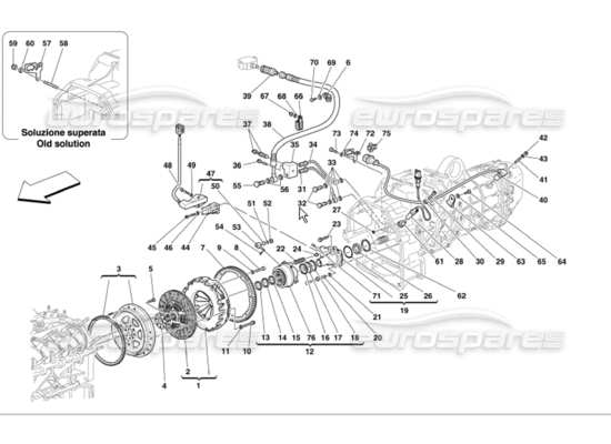 a part diagram from the Ferrari 360 parts catalogue