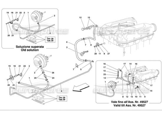 a part diagram from the Ferrari 360 parts catalogue