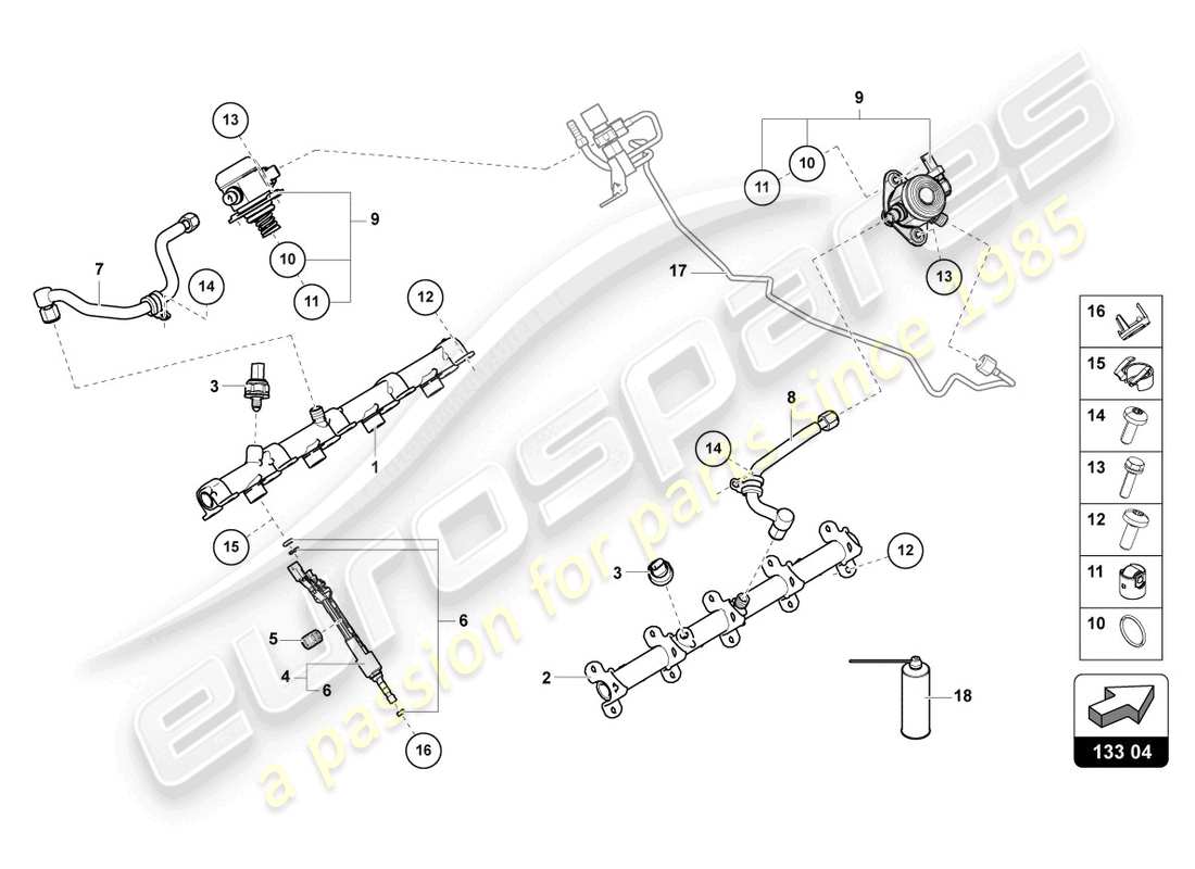 Part diagram containing part number 06L109311