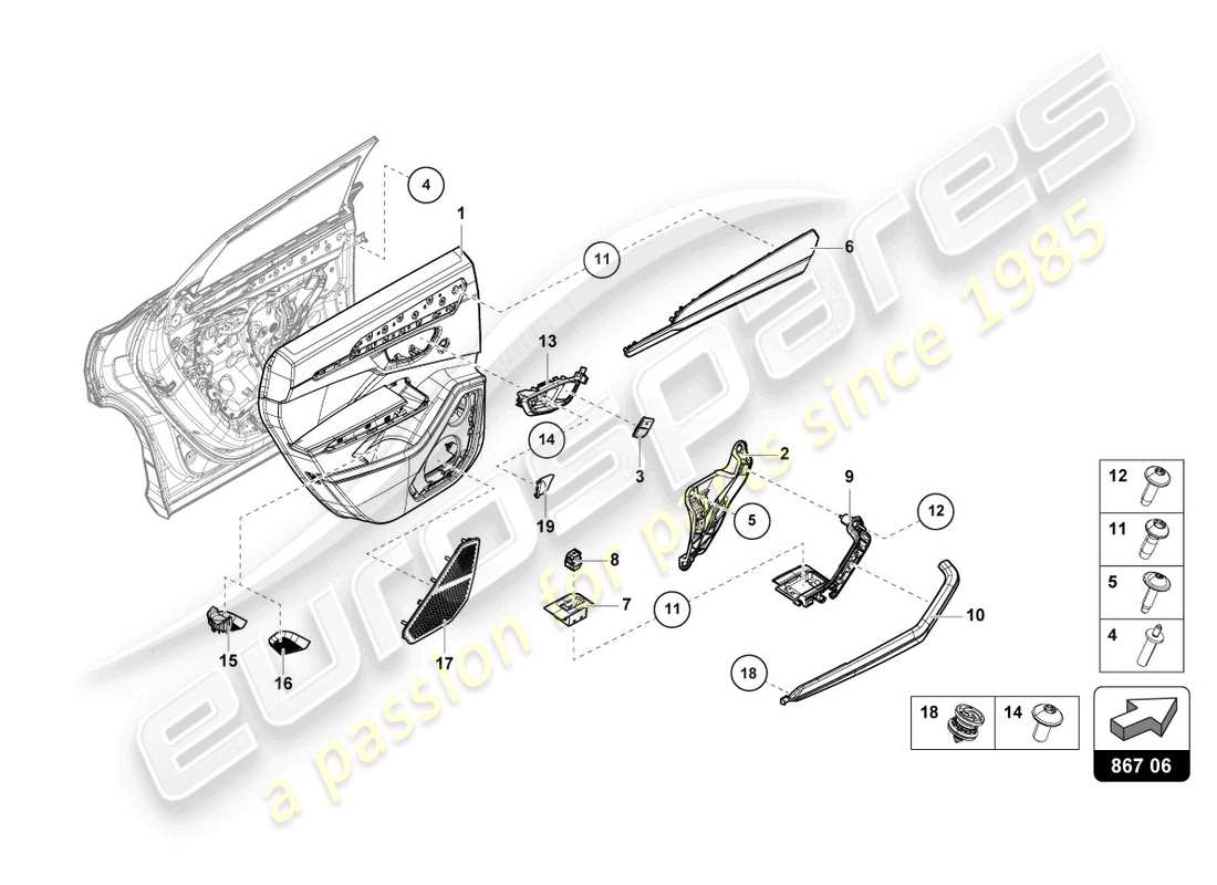 Part diagram containing part number 4ML867224AG