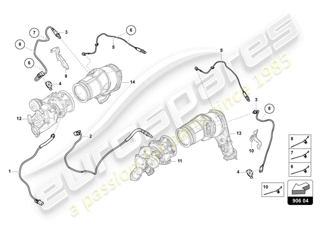 Part diagram containing part number 4M8906217