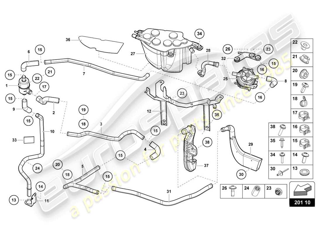 Part diagram containing part number 3C0906271A