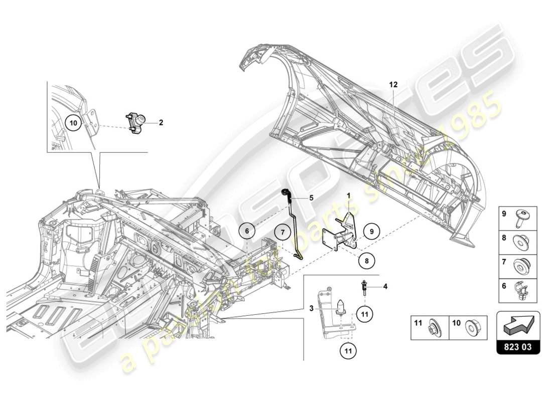 Part diagram containing part number N90993602