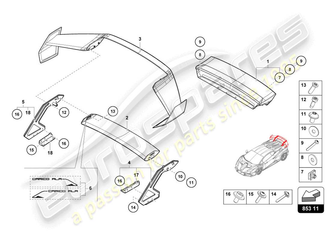 Part diagram containing part number N91262801