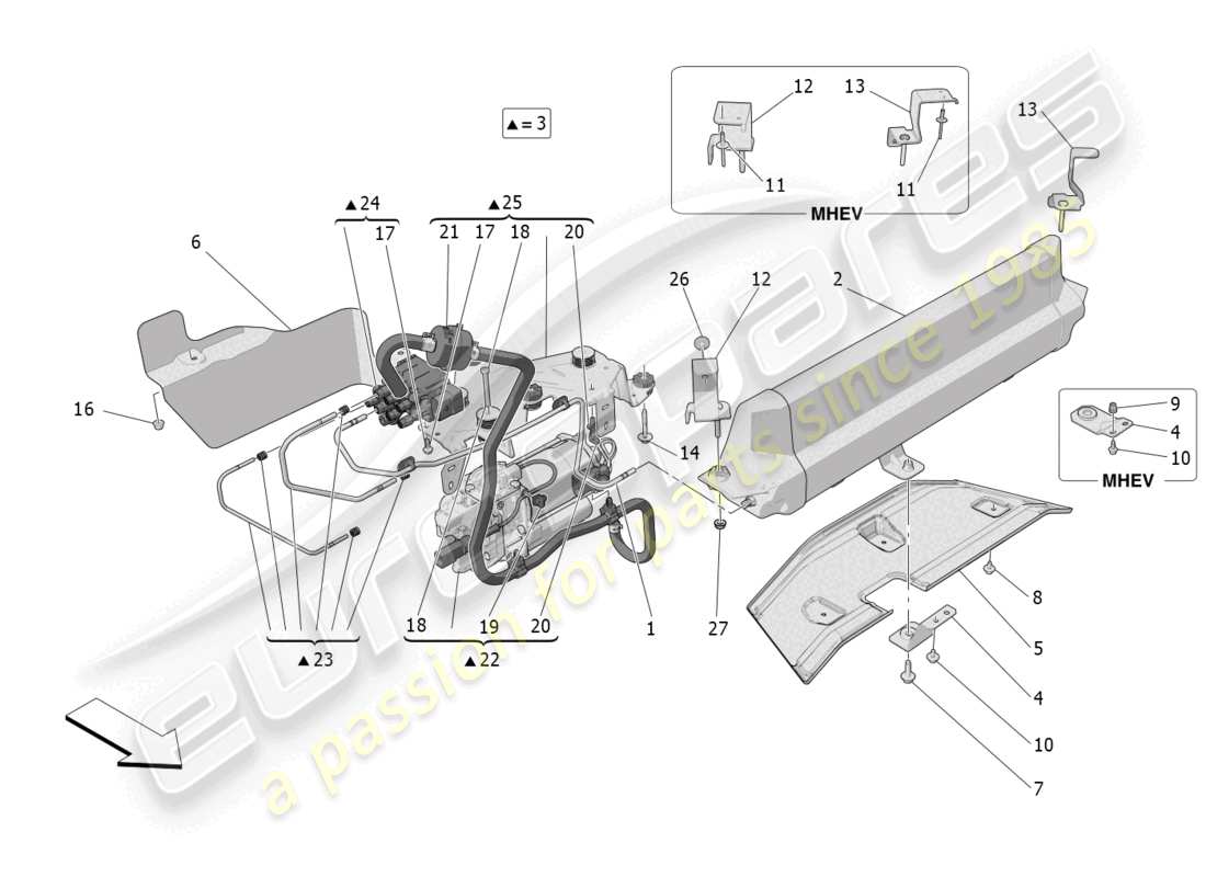 Part diagram containing part number 675000686