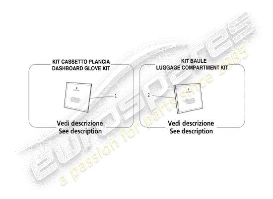 a part diagram from the Maserati Grecale parts catalogue