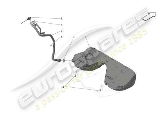 a part diagram from the Maserati Grecale parts catalogue