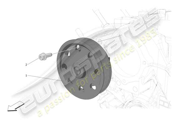 a part diagram from the Maserati Grecale parts catalogue