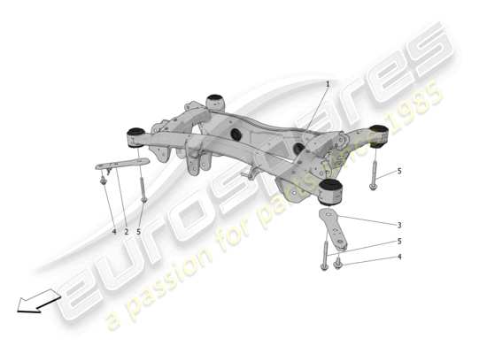 a part diagram from the Maserati Grecale parts catalogue