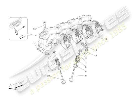 a part diagram from the Maserati Levante parts catalogue