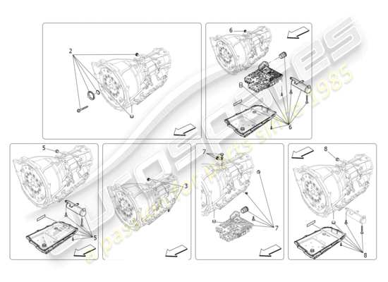 a part diagram from the Maserati Levante GT (2022) parts catalogue