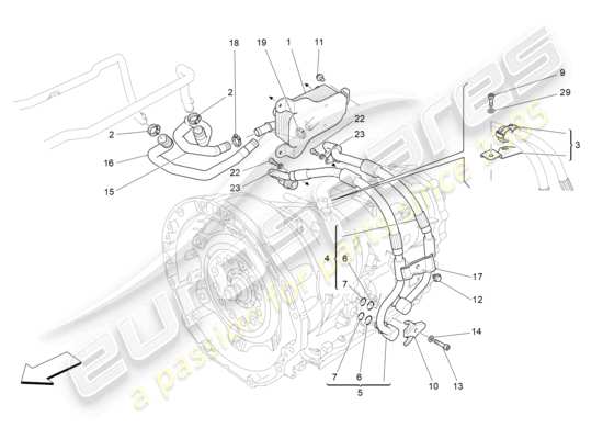 a part diagram from the Maserati Levante GT (2022) parts catalogue