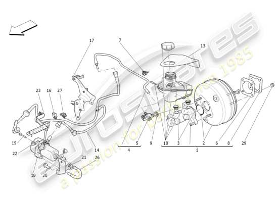 a part diagram from the Maserati Levante GT (2022) parts catalogue