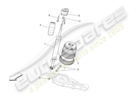 a part diagram from the Maserati Levante GT (2022) parts catalogue