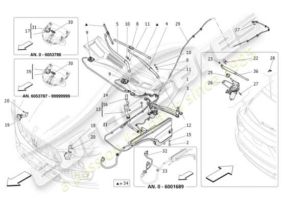 a part diagram from the Maserati Levante (2018) parts catalogue