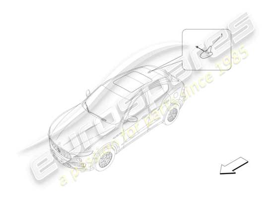 a part diagram from the Maserati Levante (2018) parts catalogue