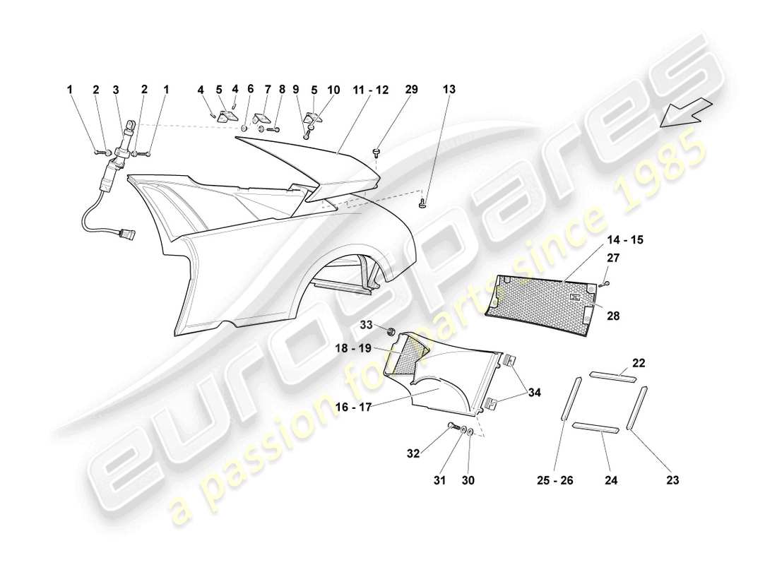 Part diagram containing part number 417119362