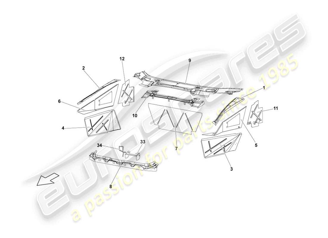 Part diagram containing part number 429805597