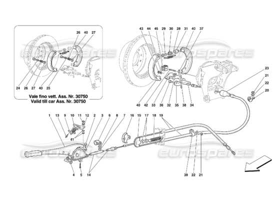 a part diagram from the Ferrari 355 parts catalogue