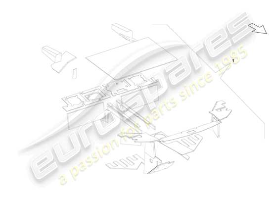 a part diagram from the Lamborghini Gallardo parts catalogue