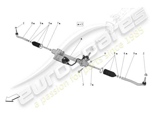 a part diagram from the Maserati MC20 parts catalogue