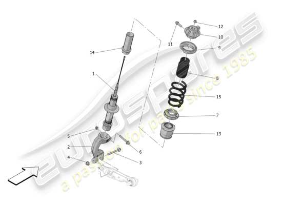 a part diagram from the Maserati MC20 parts catalogue