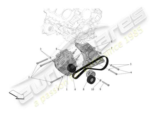 a part diagram from the Maserati MC20 parts catalogue