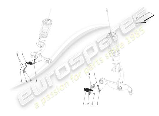 a part diagram from the Maserati MC20 parts catalogue