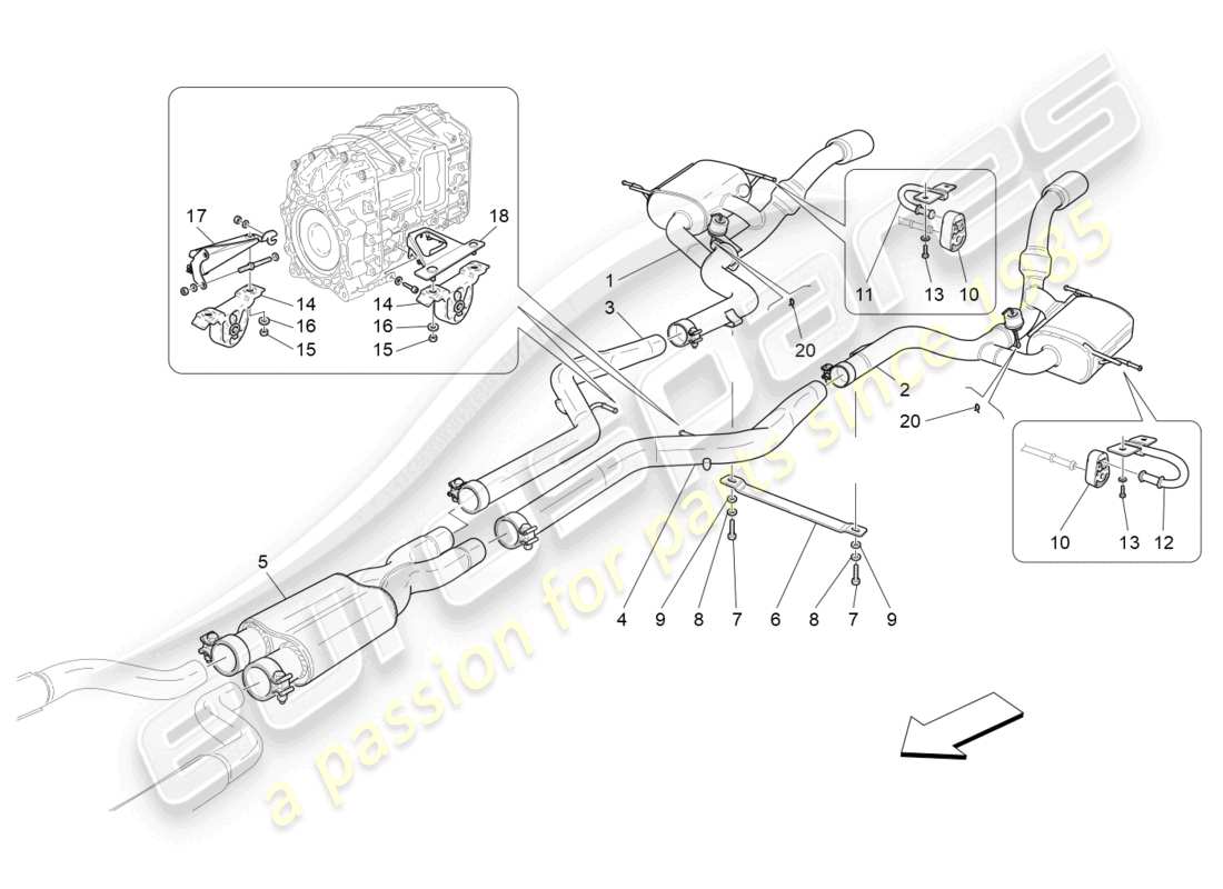 Part diagram containing part number 980145422