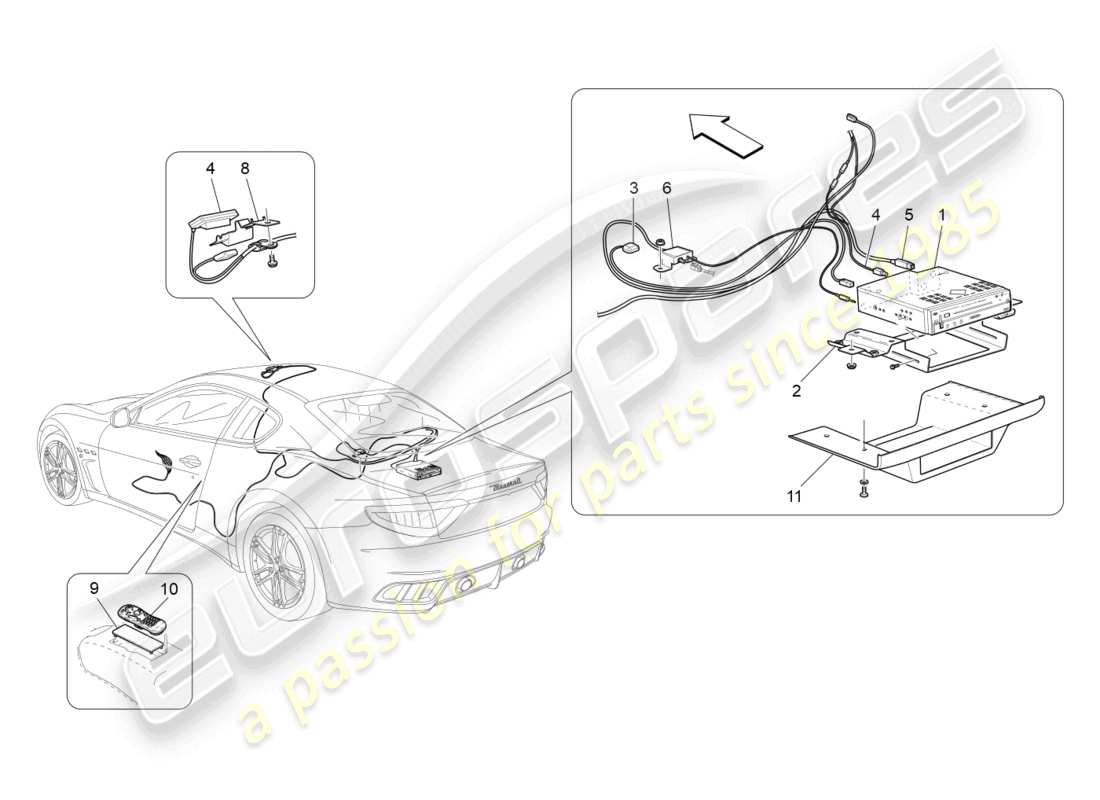 Maserati GranTurismo MC Stradale (2012) it system Part Diagram