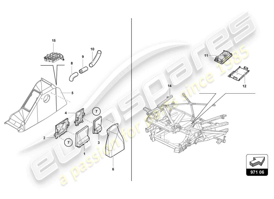 Part diagram containing part number N10098813