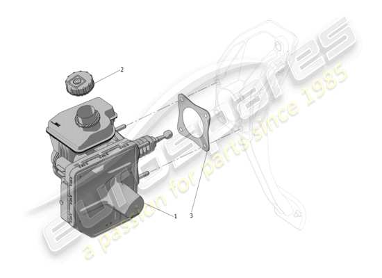 a part diagram from the Maserati MC20 parts catalogue