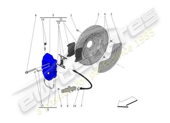 a part diagram from the Maserati MC20 parts catalogue