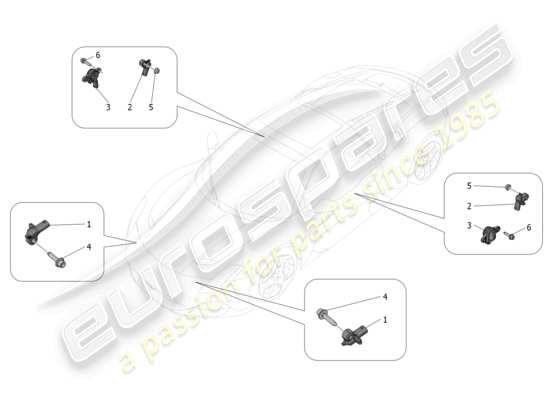 a part diagram from the Maserati MC20 parts catalogue