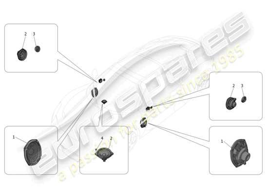 a part diagram from the Maserati MC20 parts catalogue