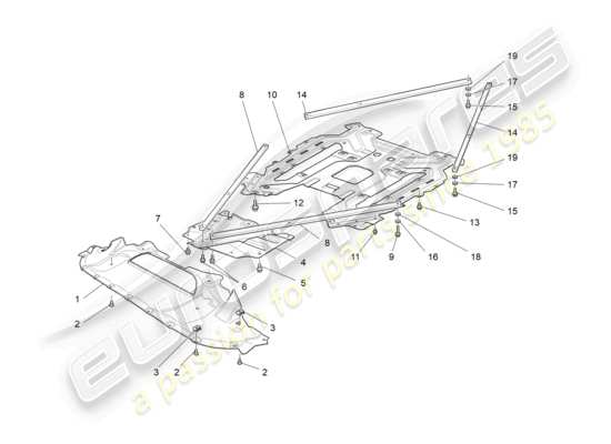 a part diagram from the Maserati GranCabrio parts catalogue