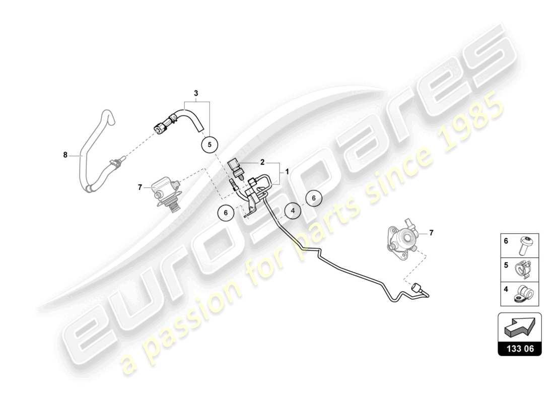 Part diagram containing part number 06E127233C