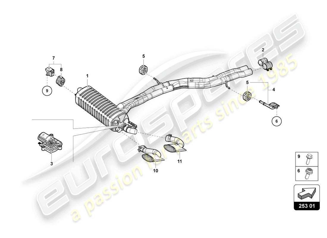 Part diagram containing part number 4M0253144K