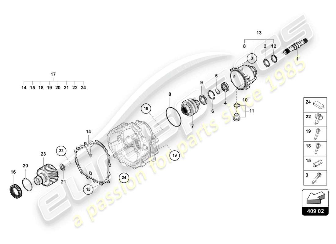 Part diagram containing part number 0B6409144