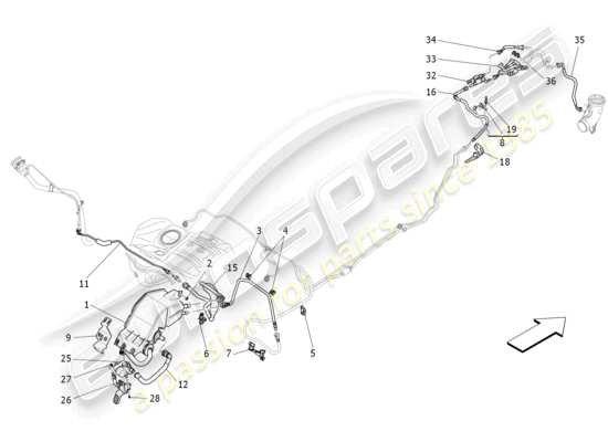 a part diagram from the Maserati Levante parts catalogue