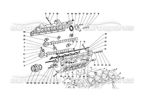 a part diagram from the Ferrari 328 (1985) parts catalogue