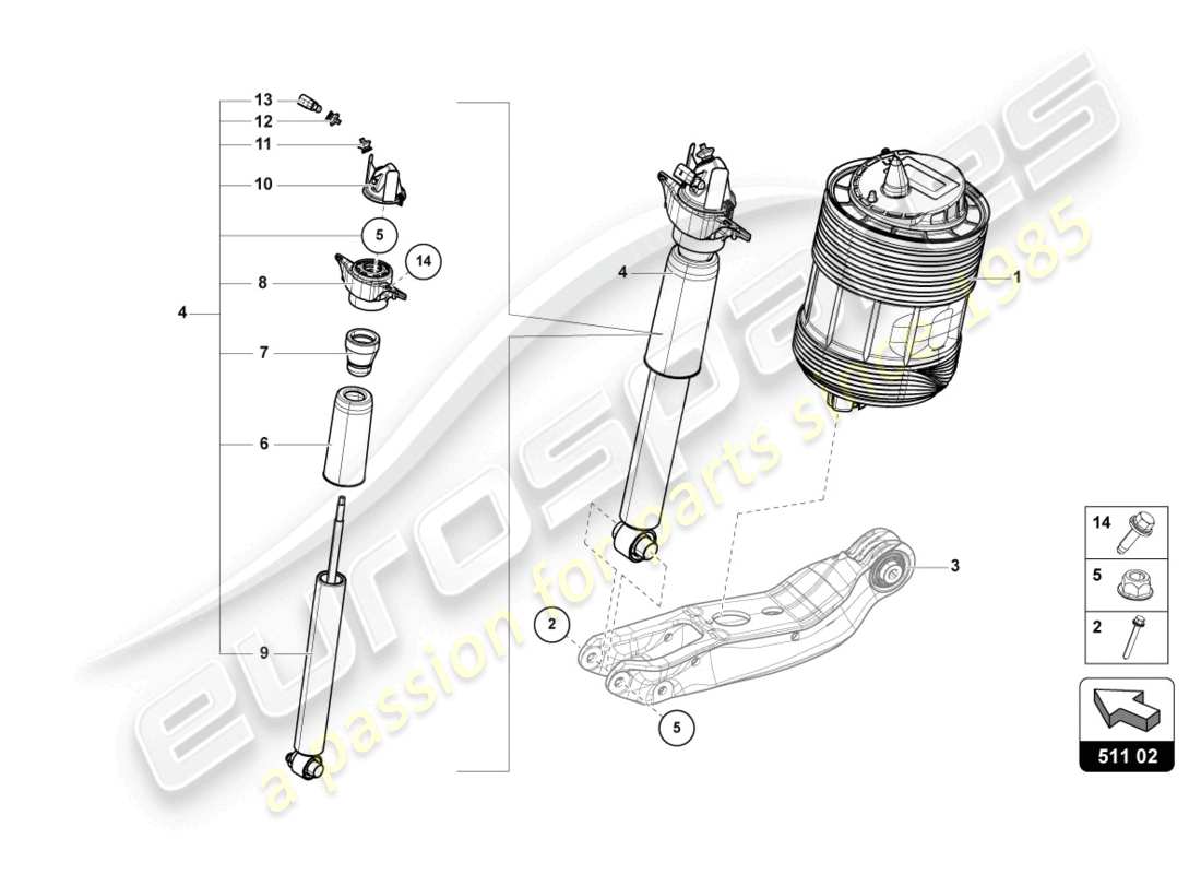 Part diagram containing part number 4M0512137D