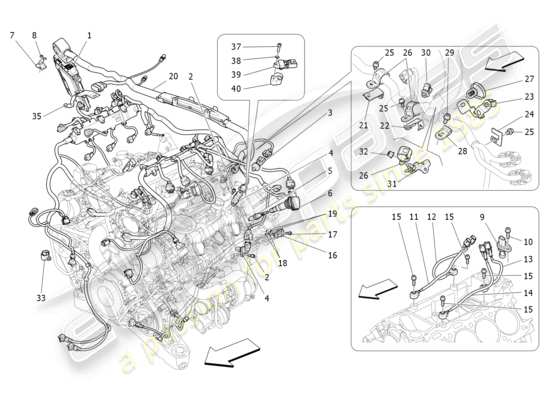 a part diagram from the Maserati Levante parts catalogue