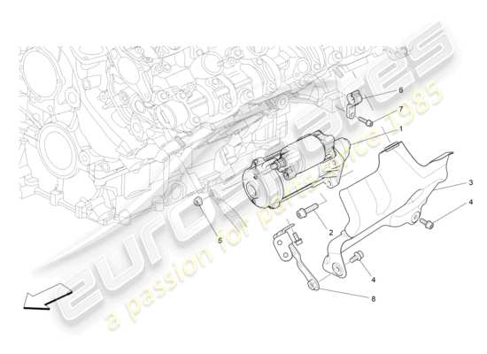 a part diagram from the Maserati Levante Trofeo (2020) parts catalogue