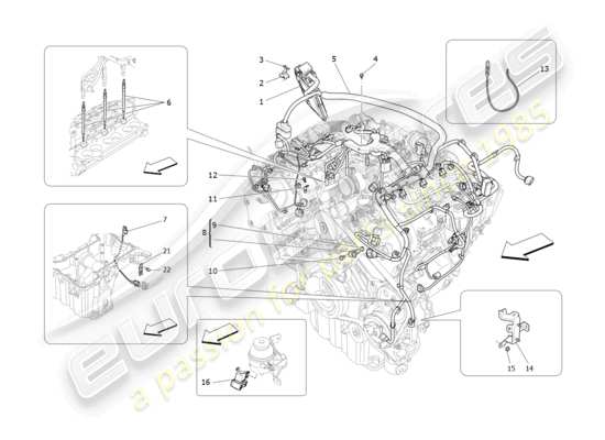 a part diagram from the Maserati Levante (2017) parts catalogue