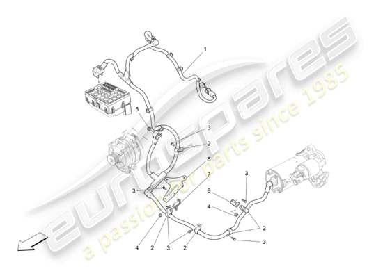 a part diagram from the Maserati Levante parts catalogue