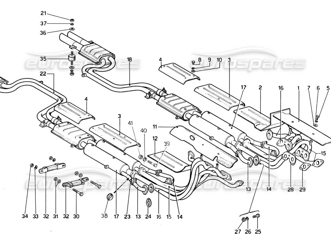 Part diagram containing part number M8x40-UNI 5737