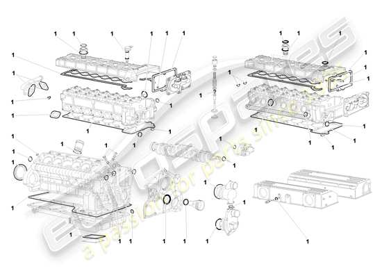 a part diagram from the Lamborghini Murcielago parts catalogue