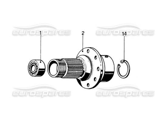 a part diagram from the Ferrari 275 GTB/GTS 2 cam parts catalogue