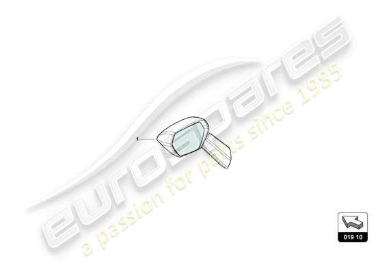 a part diagram from the Lamborghini Huracan Sterrato (Accessories) parts catalogue